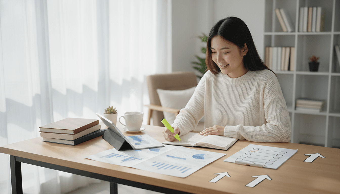 Tự học TOEIC không bị nản: cách theo dõi tiến bộ bằng mini-mốc